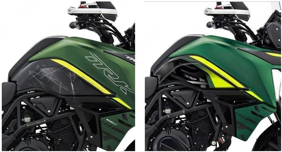 Motorcycle Tank Pad for TRK702X TRK 702X 2023 Motorcycle Side Fuel Tank Pad Protection Sticker Decorative Decal Side Fuel Tank Pads