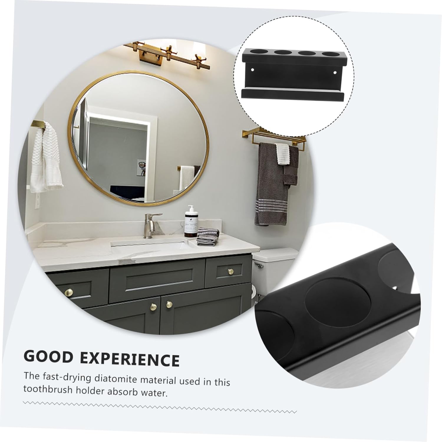 3pcs Electric Toothbrush Holder Wall Mount Toothbrush Rack Boys and Girls Holder for Bathroom