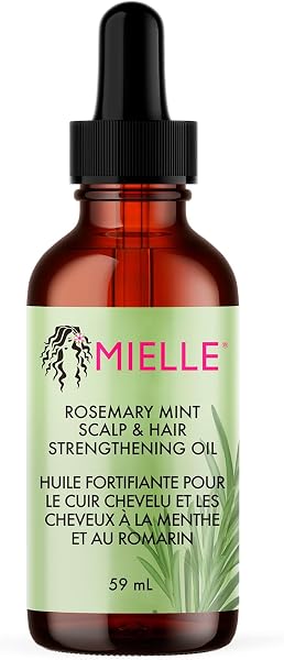 Mielle Rosemary Mint Scalp and Hair Strengthening Oil bottle