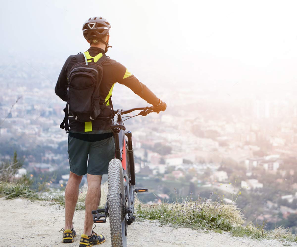 Sportneer Pantaloncini da MTB, Pantaloncini da Ciclismo da Uomo Imbottiti in 3D Pantaloni Traspiranti per Biciclette MTB Pantaloncini da Ciclismo per Esterno