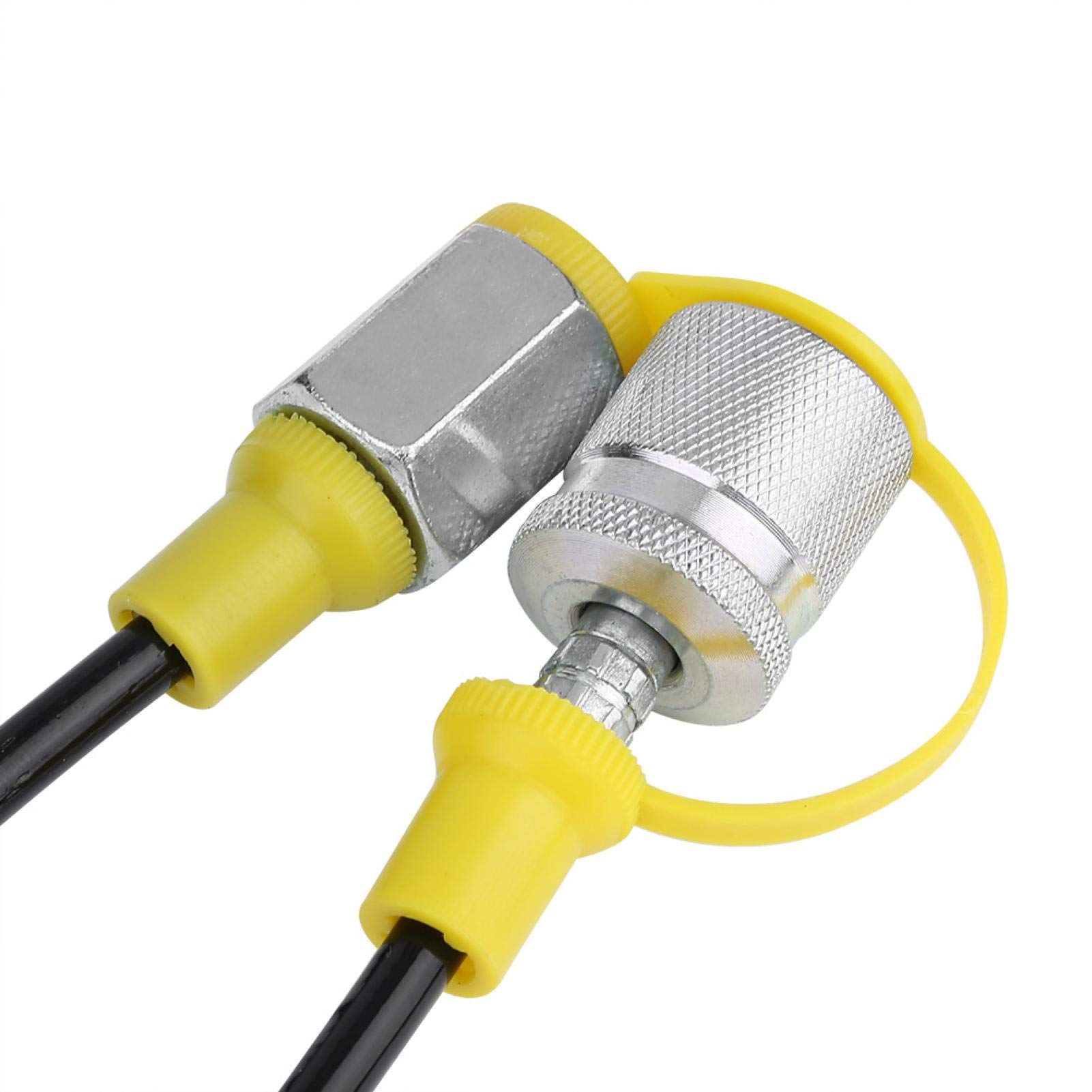 Misuratore di Pressione Idraulica Kit, Tester di Pressione Idraulica M16 * 2-bsp1/4 + 0~250BAR/3600psi 1.5 m Flessibile, Punto di Prova Tubo Idraulico Raccordo