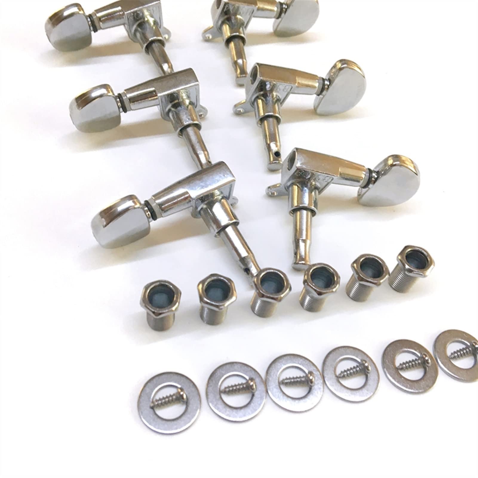 Meccanico accordatore 6 Pz. Guitar Machine Heads Knobs Guitar String String Tuning Pygs Machine Testa Sintonizzatori Per Chitarra Elettrica O Acustica