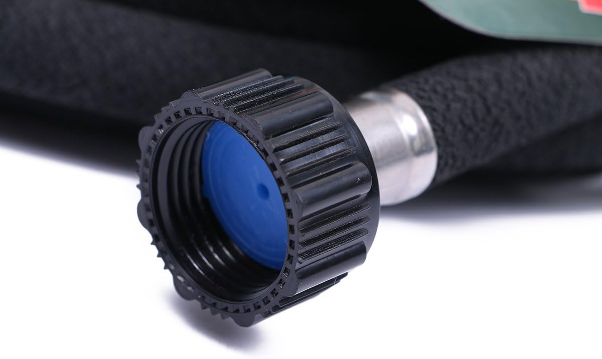 Taisia 5/8" Soaker Hose 50 ft Round Rubber Garden Water Hoses, Heavy Duty Drip Hose for Watering Irrigation, Water Seeper Soaker Hoses for Garden, Lawn and Plants