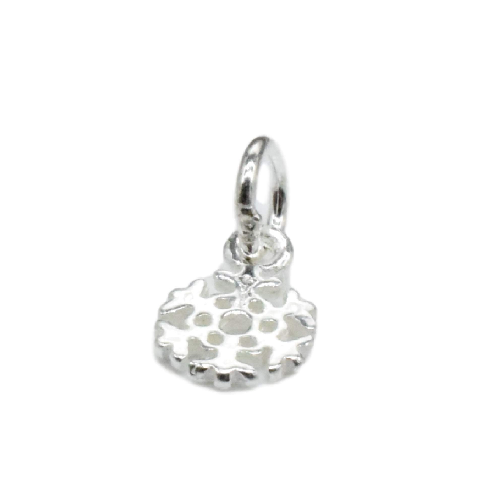 Breloques flocon de neige argent 925 hypoallergénique sans nickel