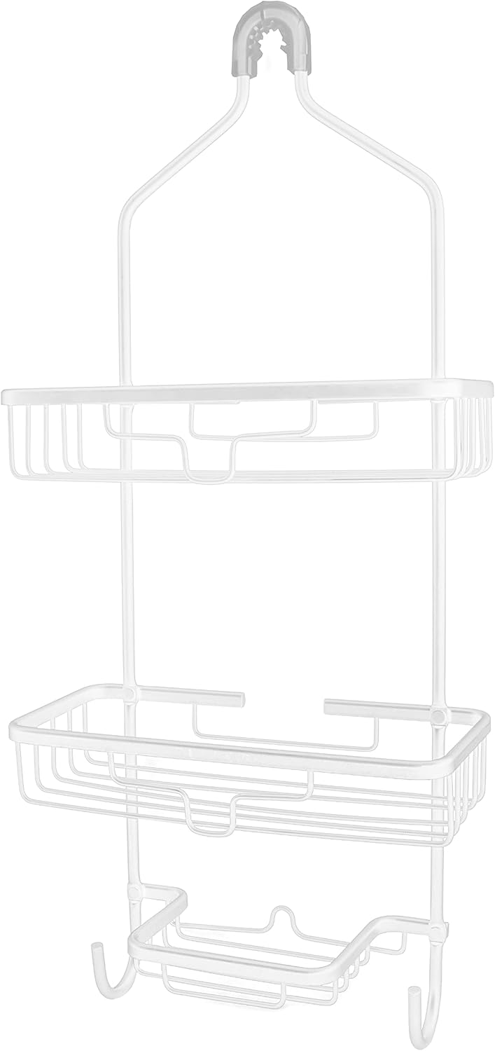 Brookstone, Aluminium RustFree Shower Caddy, No Drilling