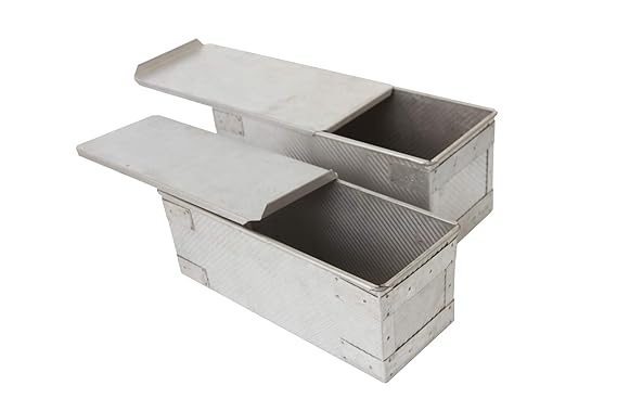 Rolex Aluminium Bread Mould Set of 2 with Lid