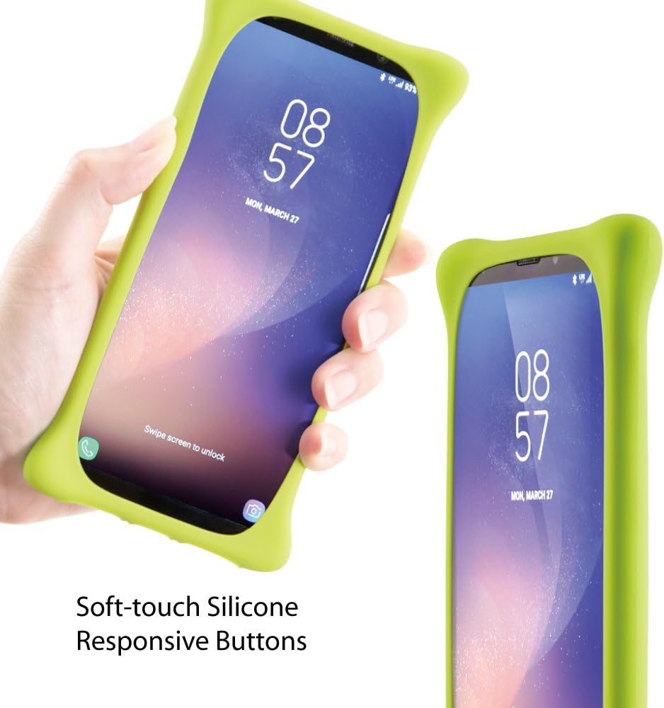 Limited Discount Bone Bubble Tie, Universal Cell Phone Bumper Case for 5 to 6.4 Inch Smartphone, Drop Protection Silicone Soft Touch Shockproof Case Cover, Fits iPhone 8 7 Plus Samsung Galaxy S9 S8 J7 Note 8 - Blue