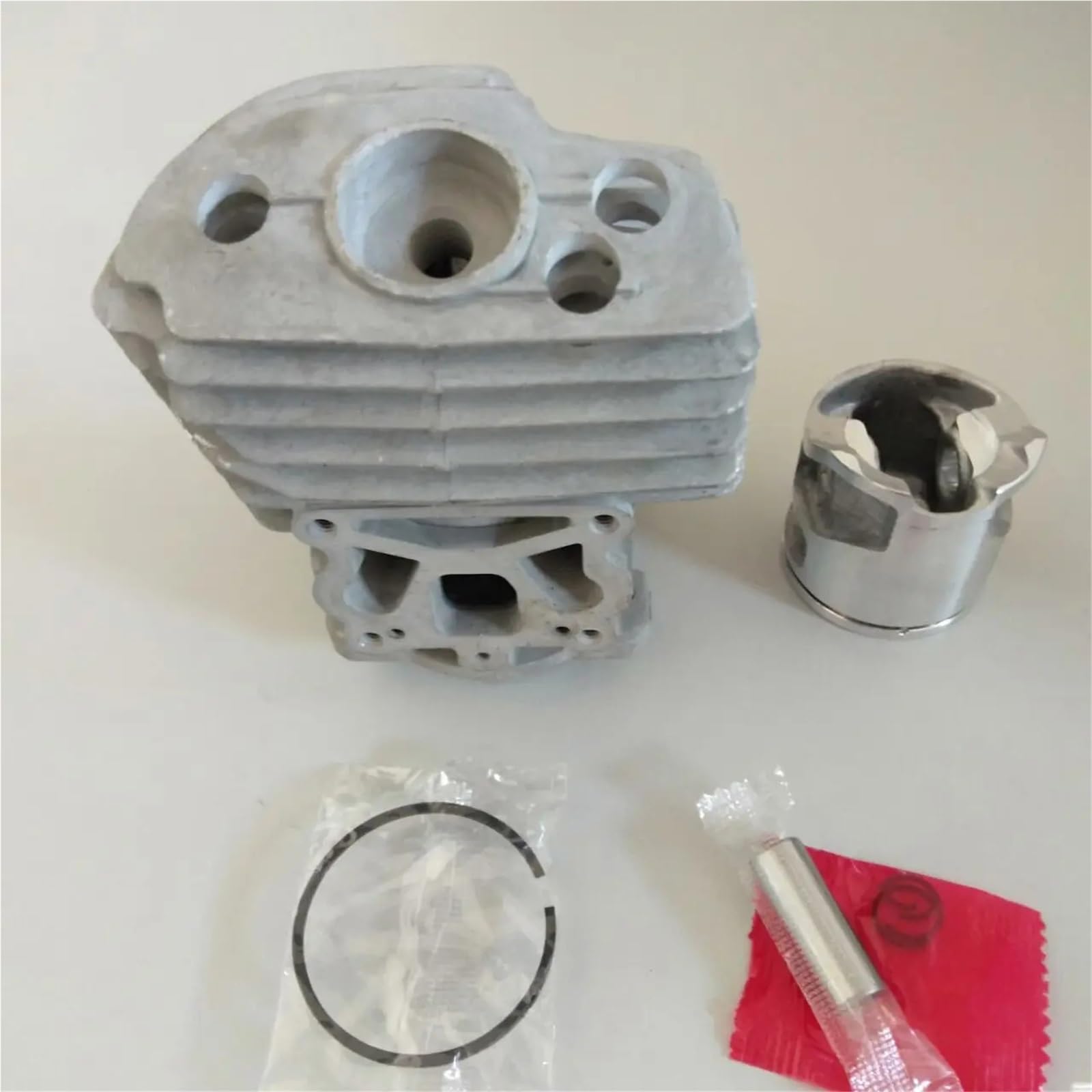 Kit de pistón y cilindro de 43 mm cromado para motosierra HUILA