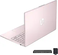HP Laptop Stream HD BrightView de 14 polegadas, processador Intel N150, 16 GB de RAM, armazenamento de 288 GB (128 GB UFS + conjunto de estação de ancoragem SSD de 160 GB), gráficos Intel, webcam HD