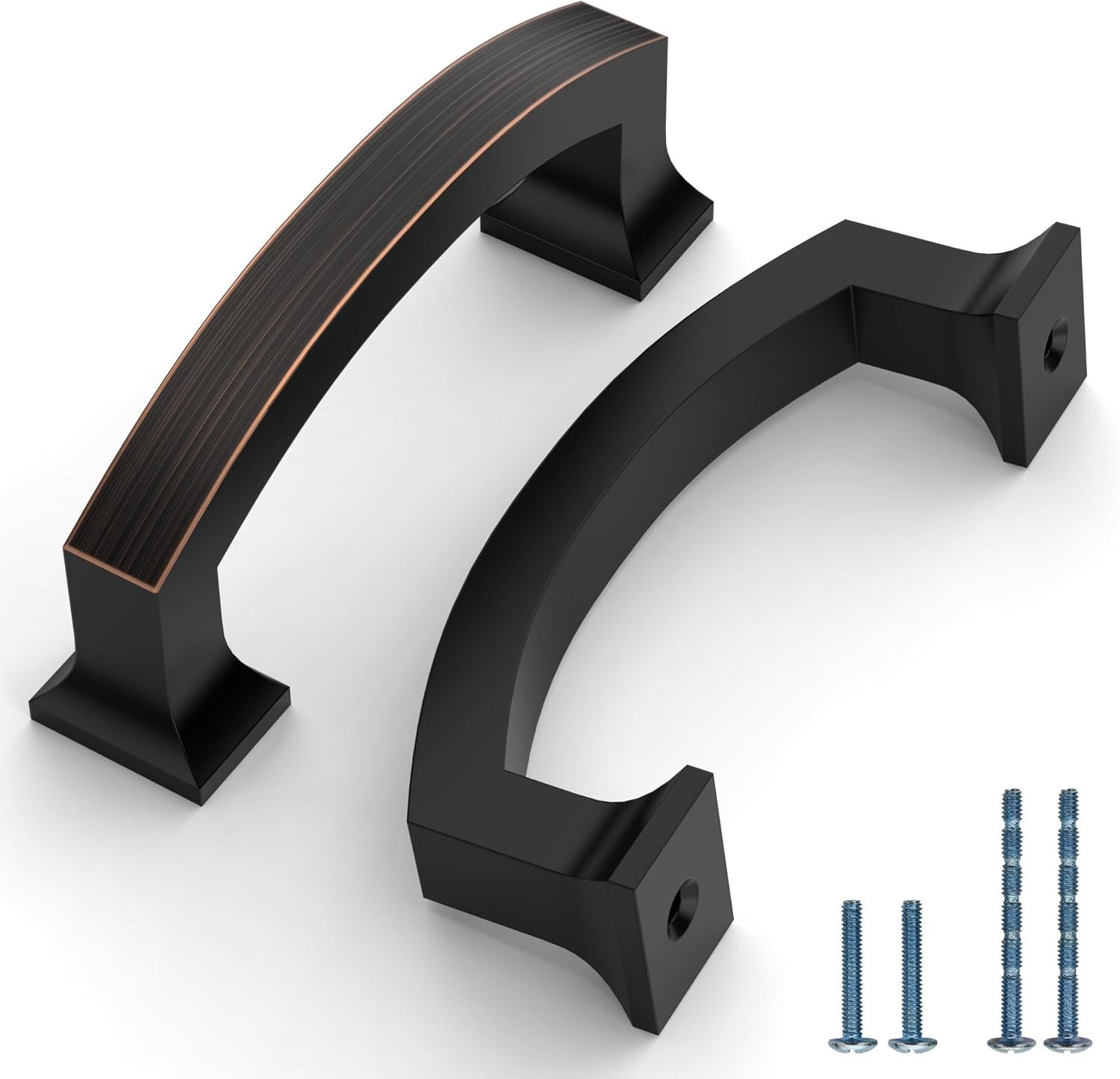 10 Pack Brushed Satin Nickel Cabinet Pulls 4 Inch(102mm) Hole Center Kitchen Cabinet Handles Drawer Pulls Kitchen Hardware Cupboard Handles Bathroom Solid Dresser Handles