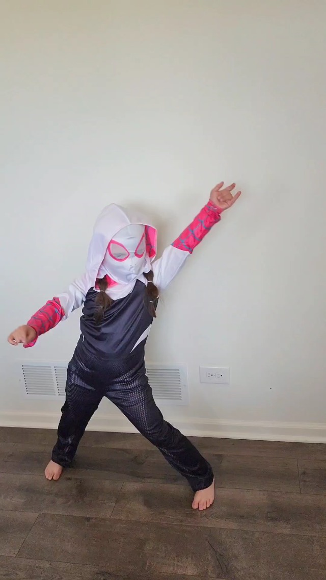 Disfraz oficial juvenil Spider-Gwen de Marvel miniatura 7