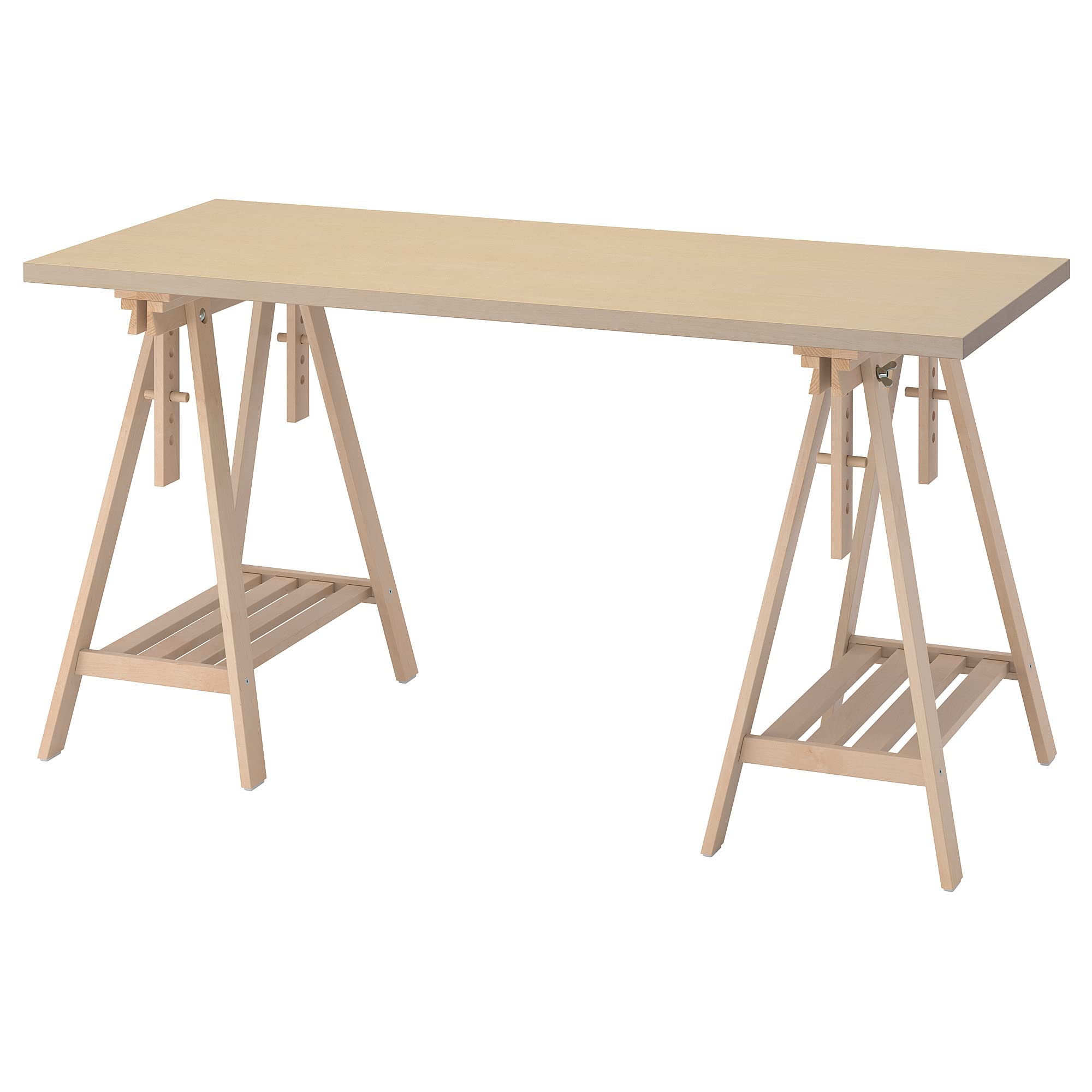IKEA MITTBACK/MÅLSKYTT Desk in a workspace setting.