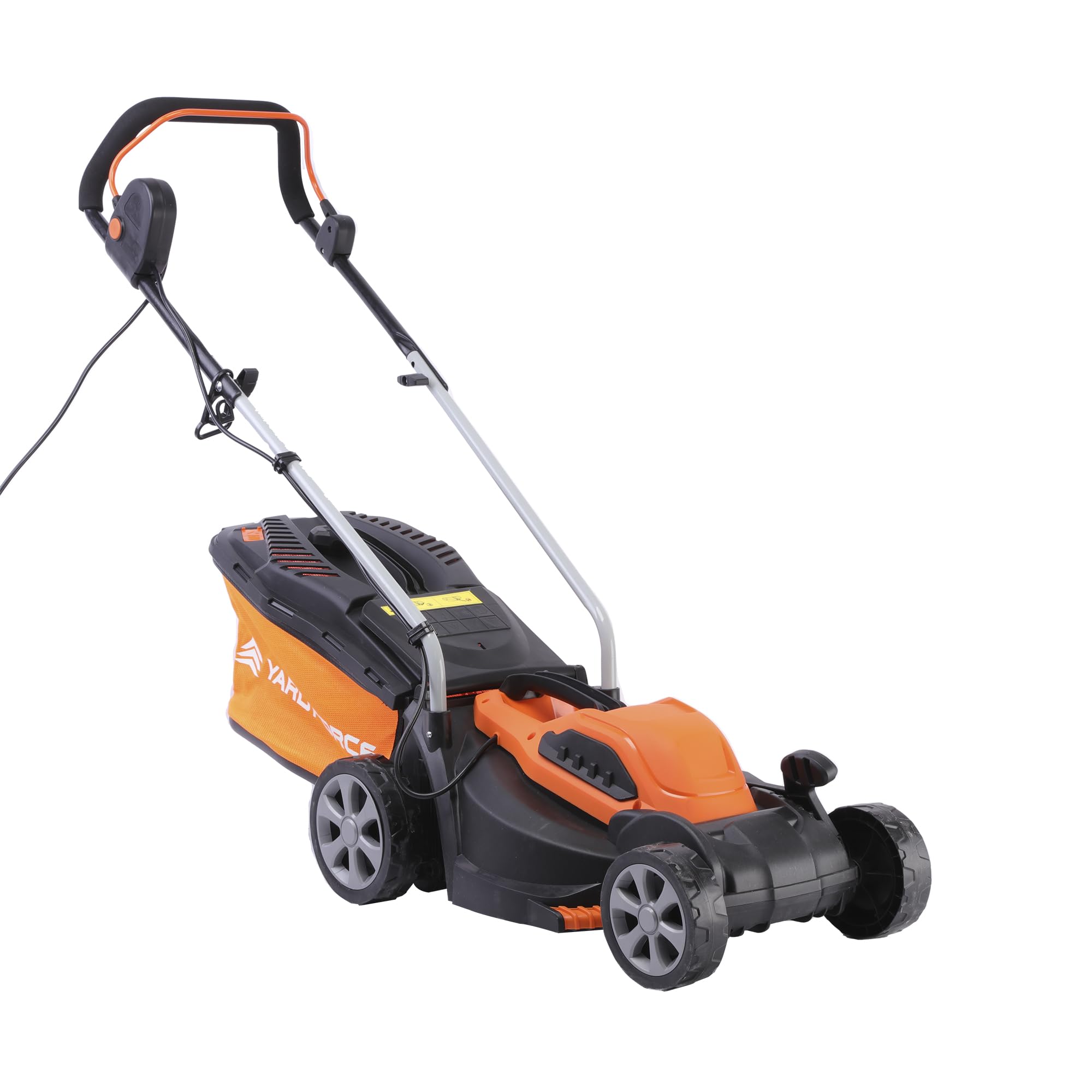 Yard Force - Cortacésped eléctrico con 1200 W, 32 cm de Ancho de Corte con Rueda Trasera, Adecuada para césped pequeño - EM U32
