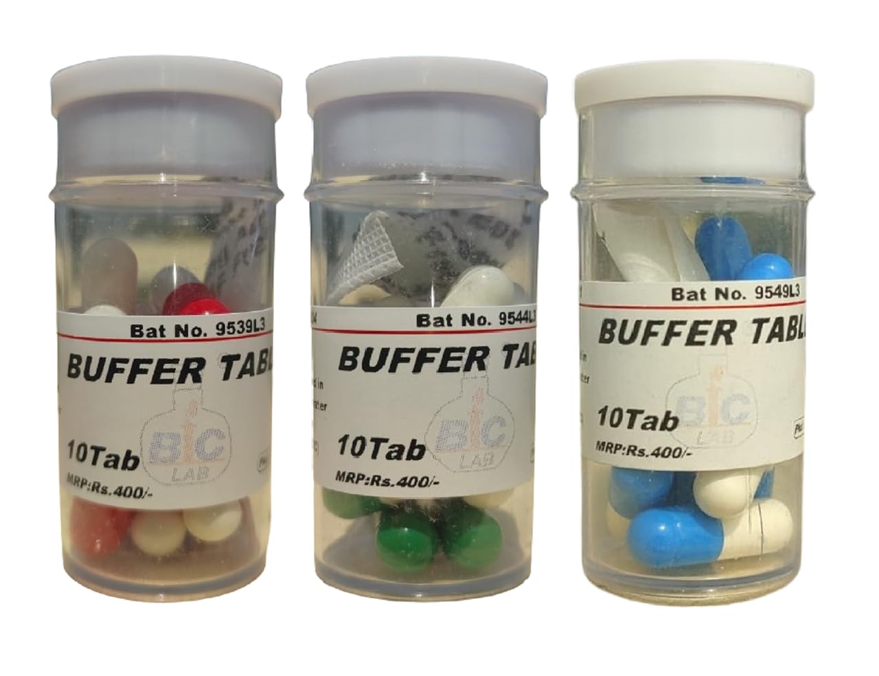 BFC Buffer Tablets pH 4.0 & 7.0 & 9.0 (Each One Bottle of 10Tab)-image-15