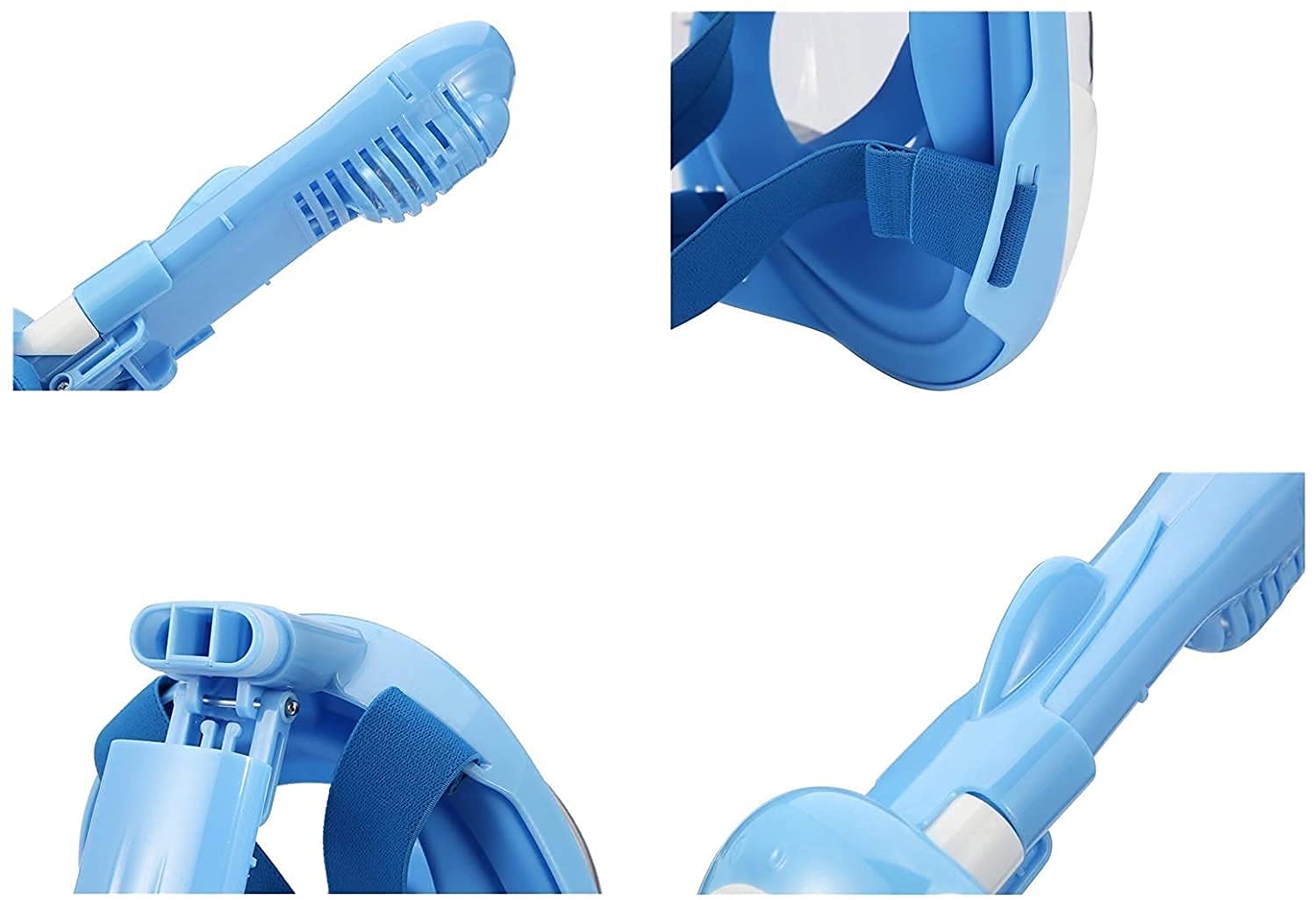 Masque de plongée Masques de plongée Natation Masque intégral de plongée en apnée Enfants sous-Marin Plongée Anti-buée Masque de plongée avec Tuba Ensemble Équipement pour Garçons Filles-Rose