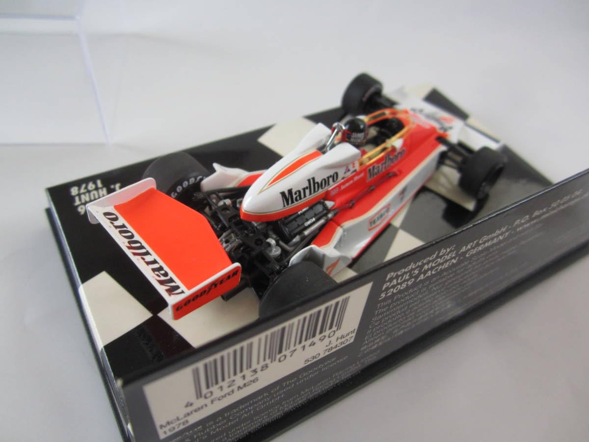 Amazon.co.jp: PMA Mini Champs 1/43 McLaren M26 1978 #7 James Hunt