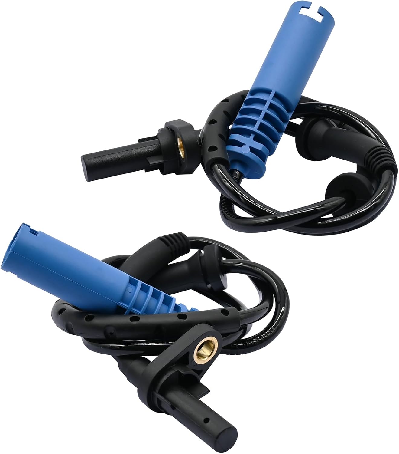 2pcs Front Left and Right ABS Wheel Speed Sensor Compatible with BMW 323I 325XI 328I 328XI 330XI 335I 335XI 34526764858 ALS1830 AWD 06 07 08 09 10 11 2007 2009 2010 2011 2006 2008