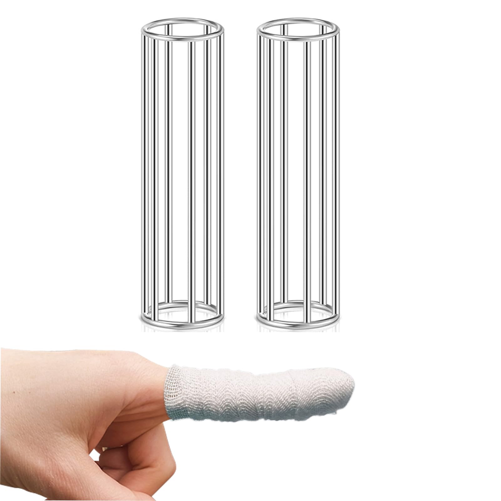 4 Pcs Tubular Gauze Metal Applicator Cage Gauze Bandage Tube — Amazon image 6