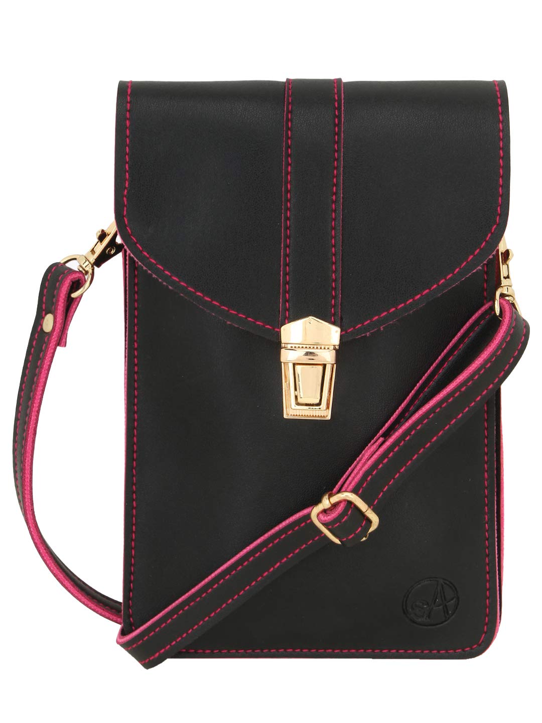 Women PU Mobile Bag Mini Tan leatherette Sling Bag, Ladies Casual Travel Crossbody Girls Envelope Push Lock Mini Phone Holder Shoulder Bag-picture-50