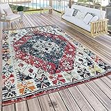 Material: 100 % polipropileno Alfombra Interior/Exterior Blanco Rojo Azul, tamaño:80x150 cm