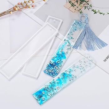 Amazon.co.jp: Kingsie レジン 型 10個セット しおり シリコン