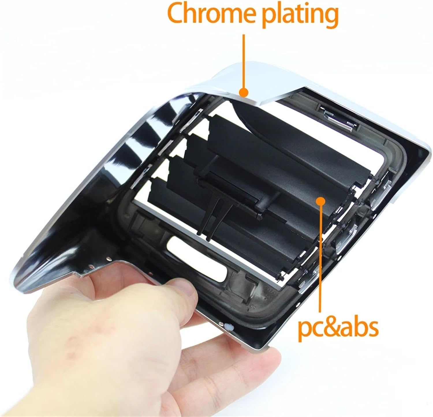 Interior Car Dashboard Left Right Air Conditioner Outlet AC Vent Grille Cover Panel Compatible for Porsche Panamera 2010-2016 970552132(Left)