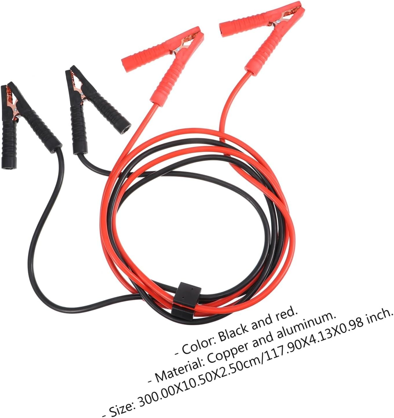 Cabilock 2000a Battery Jumper Cable with Current Protector 3-Meter Heavy Duty Pure Copper Car Emergency Power Wire Universal Booster Cable for Automotive Battery Connection