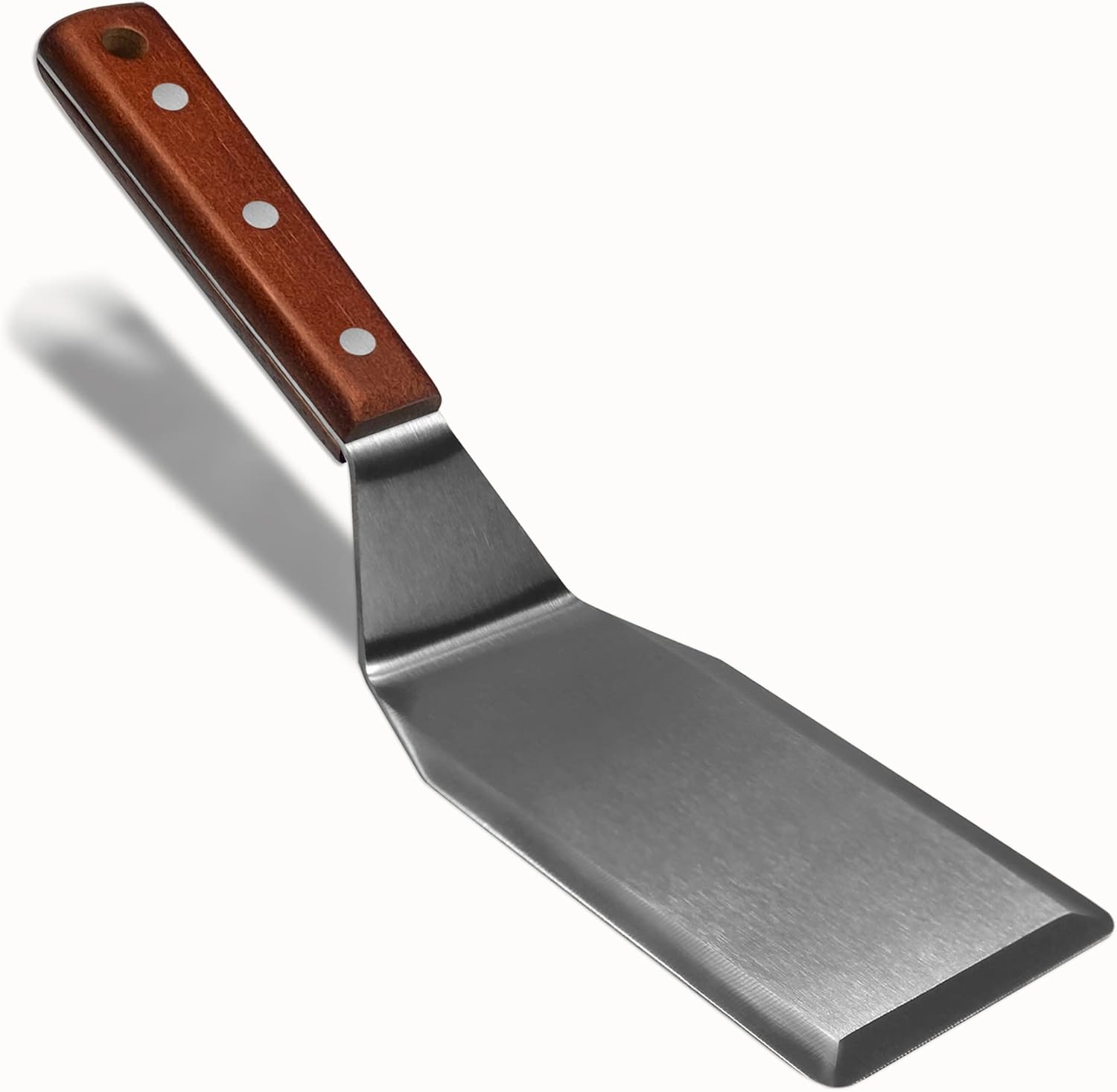 Professional Metal Spatula for Cast Iron Skillets and Flat