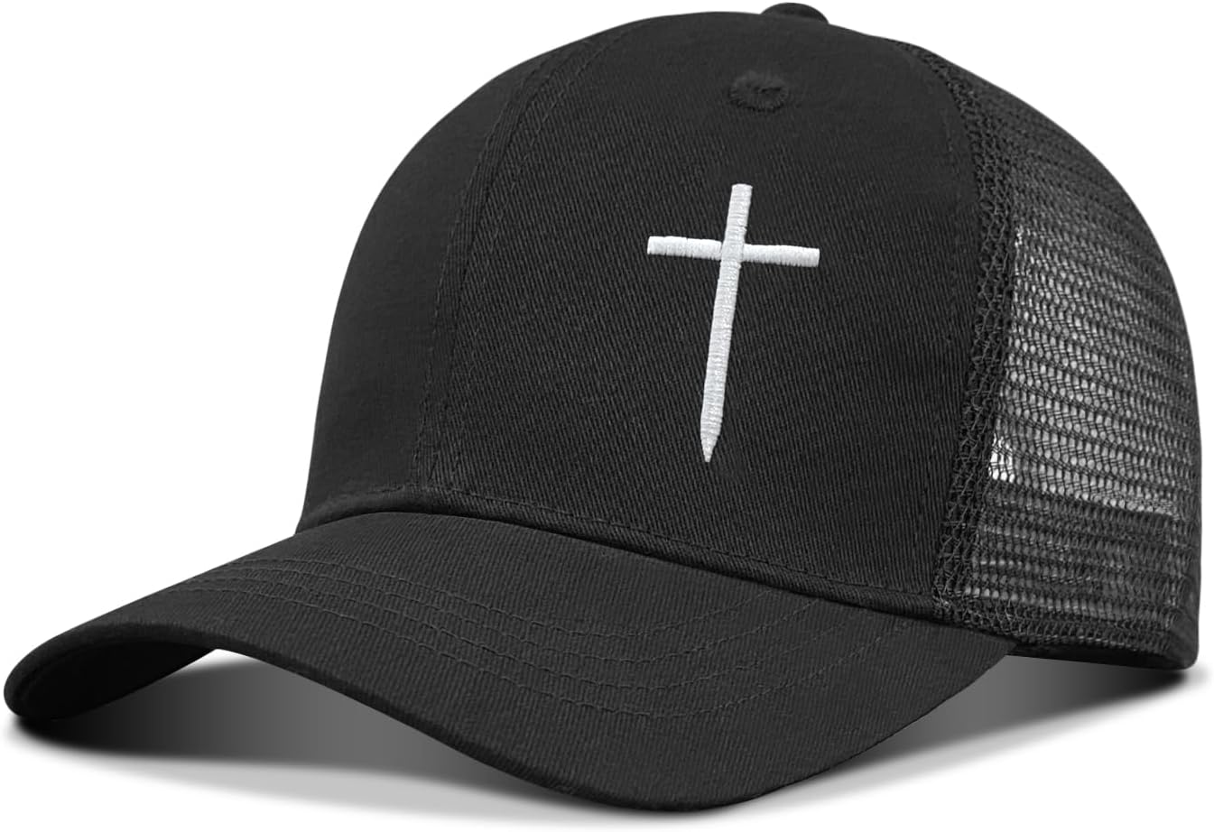 Christian Jesus Cross Hat for Men Women, Thanksgiving Christmas Faith Hat Religious Gifts for Women Men