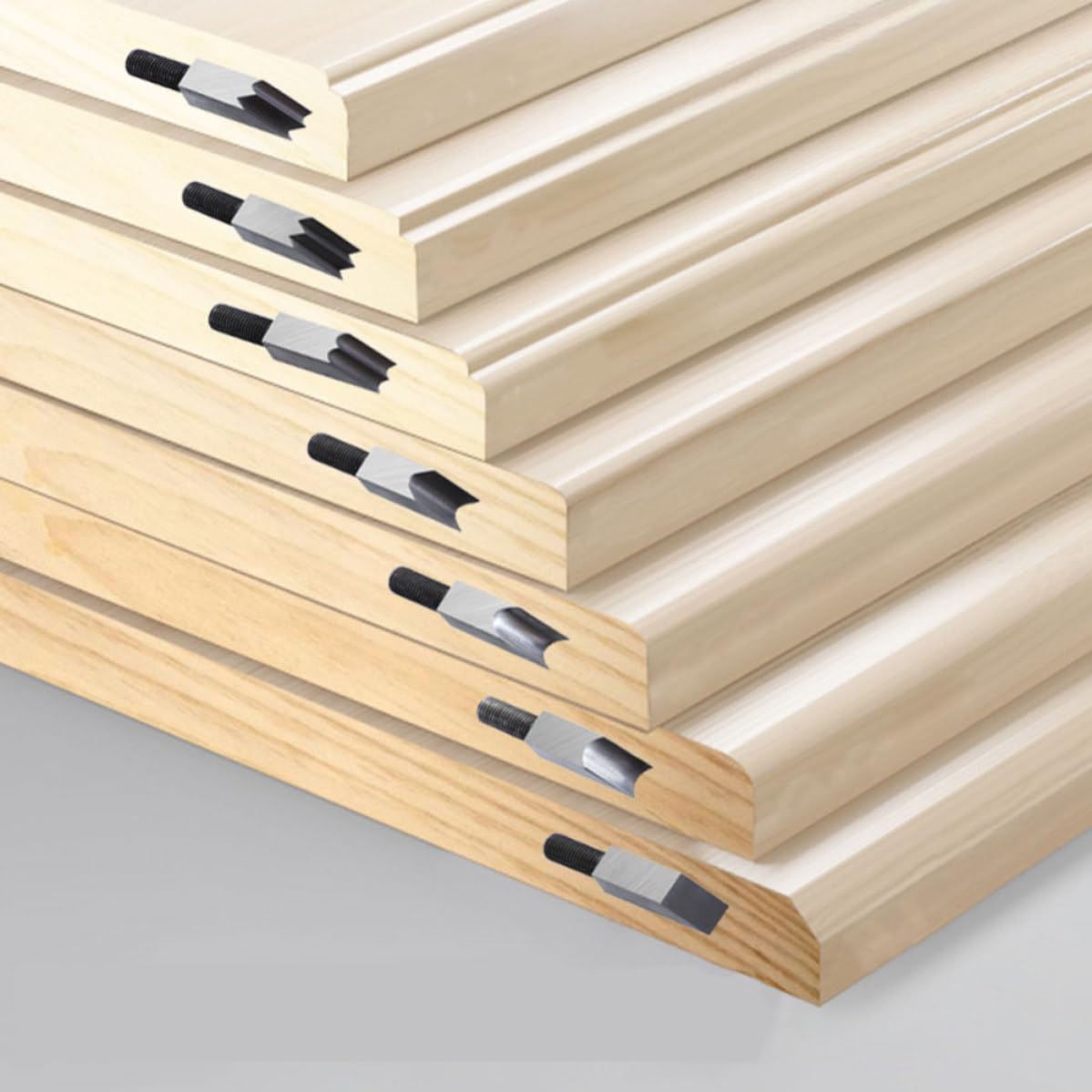 Pialla Manuale per Legno, Utensile per Smussare e Piallare