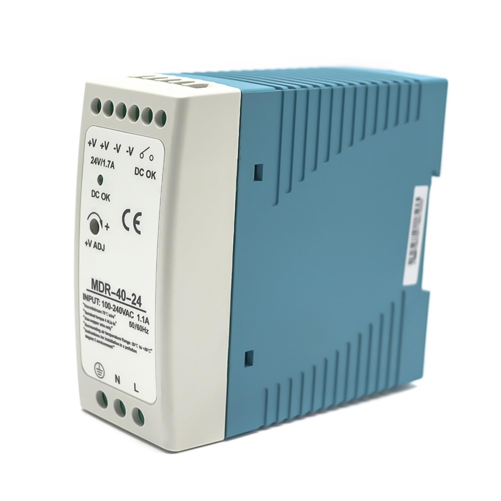 MDR-10W 20W 40W 60W 100W AC 100-240V Eingang Mini Din Schiene Schalter Netzteil Spannung Transformator DC 5V 12V 15V 24V 48V Ausgang 1Pcs(24V_10W)