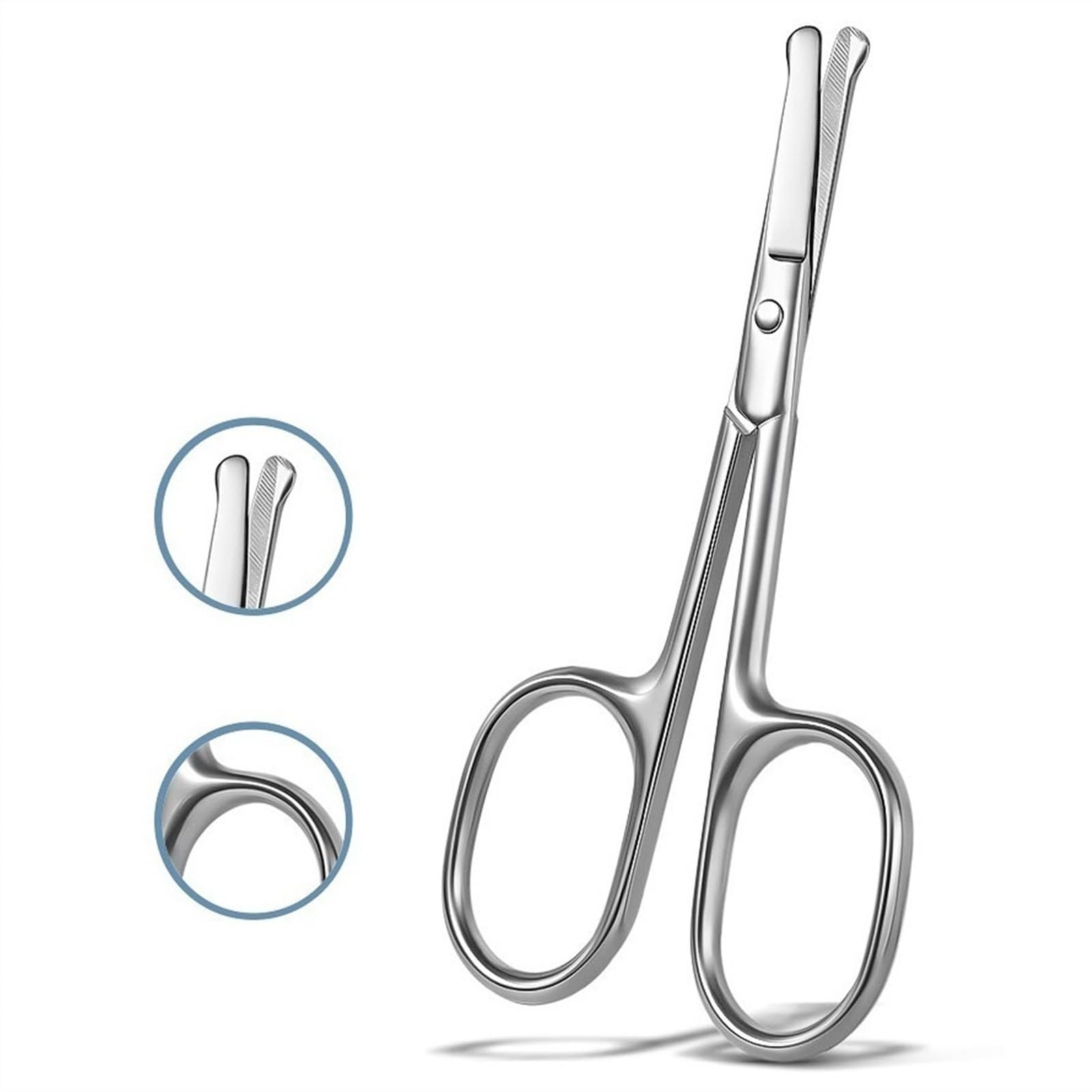 Manicure Set Portable Nail Clipper Kit for Men and Women, Stainless Steel Nail Clippers with Leather Travel Case, 5 Pieces Manicure Kit Manicure Nail Clippers Kit