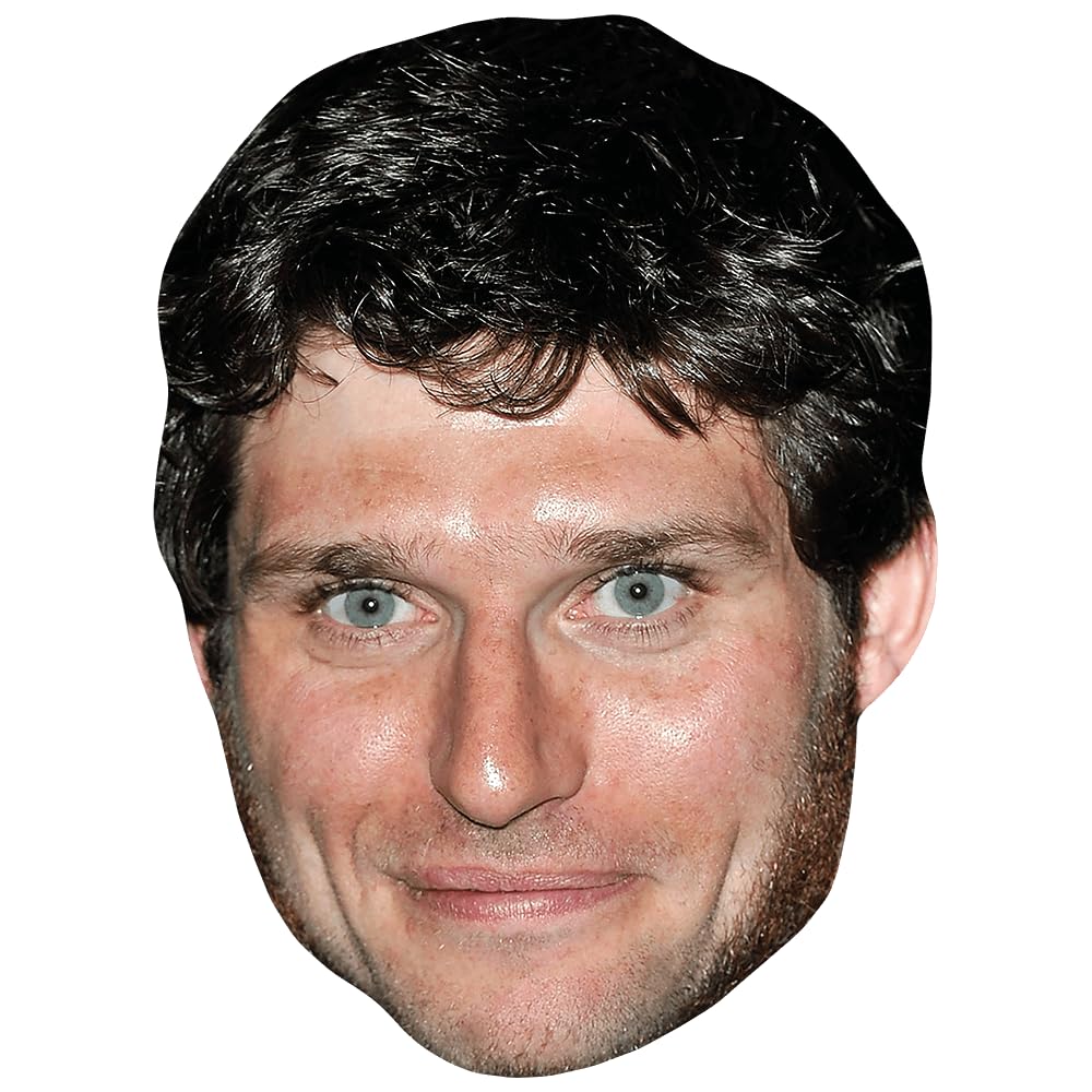Guy Martin (Smile) Celebrity Mask, Flat Card Face, Fancy Dress Mask