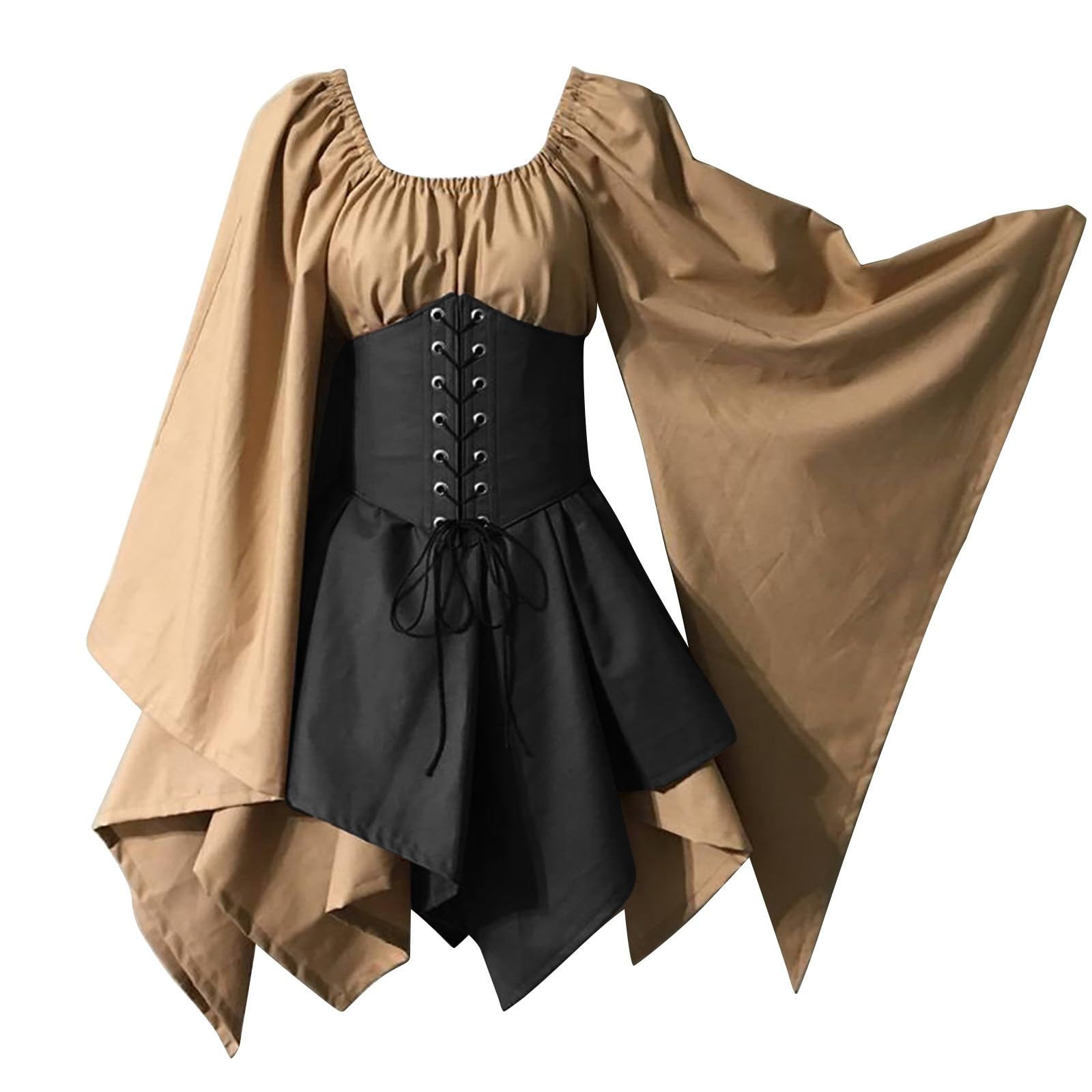 Robe médiévale femme taille S pour ajustement parfait avec corset