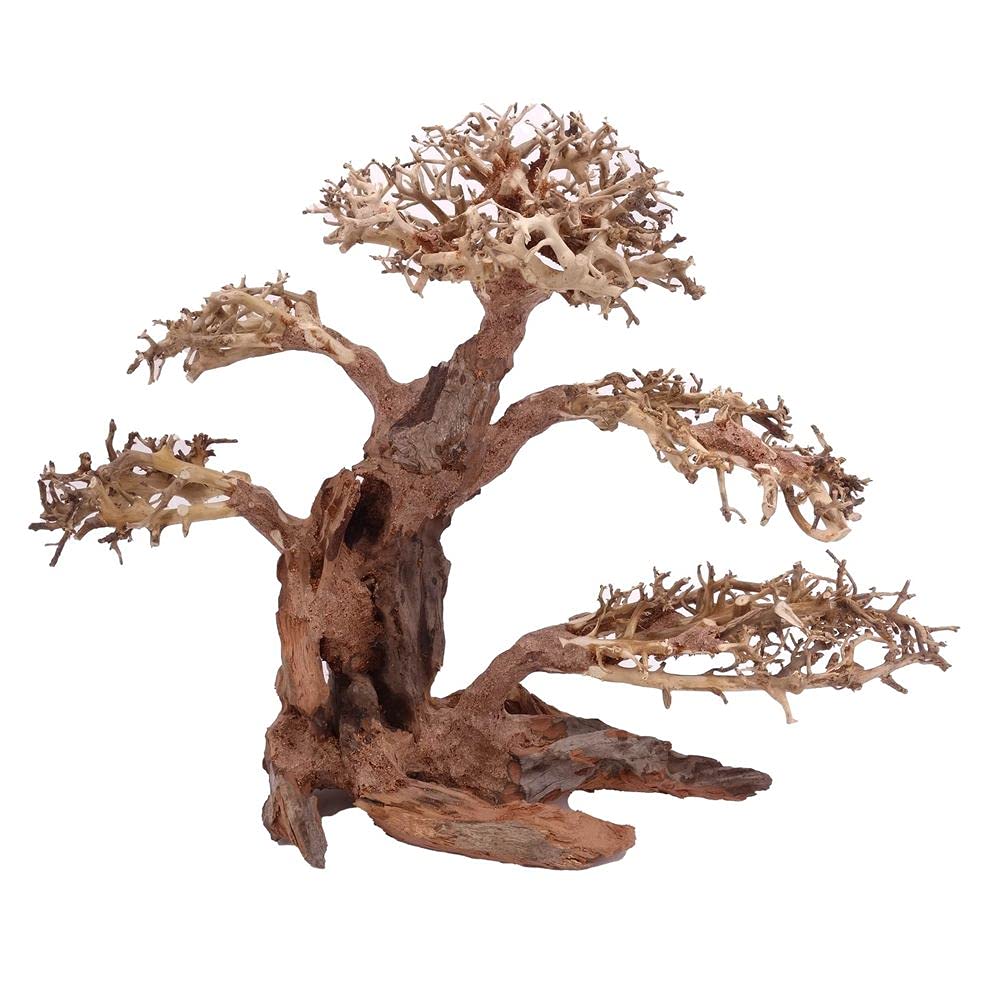 Radice Di Albero Finto Per Acquario - Decorazione Legnosa Per Terrari, Tartarughe E Rettili - Foto 6