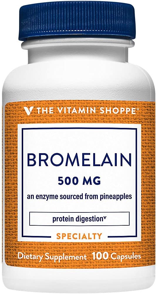 The Vitamin Shoppe Bromelain 500MG & 2,000 GDU, Supports