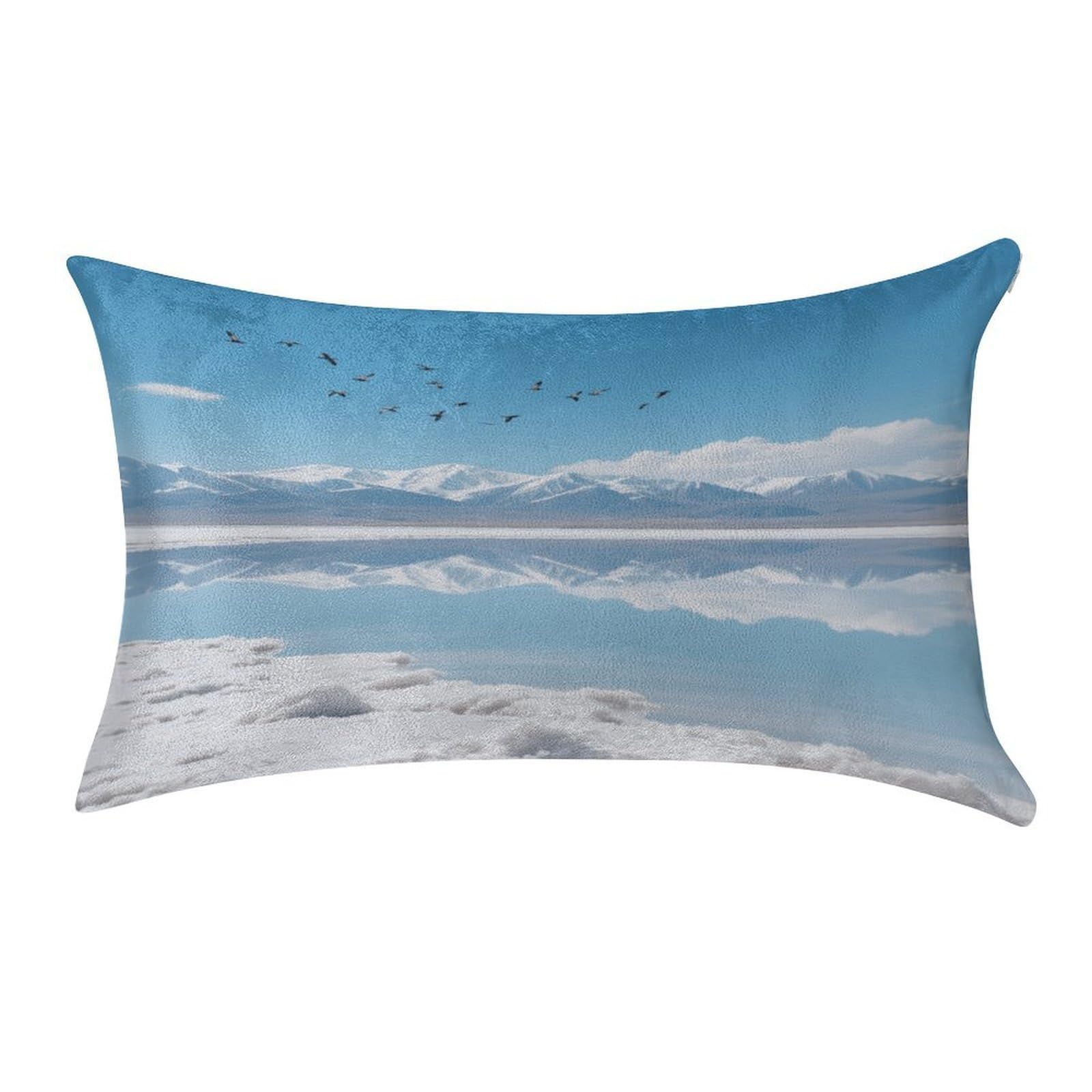 Fekiloot Style Highland Salt Lakes Pillow Covers Home Decor Pillow Cases