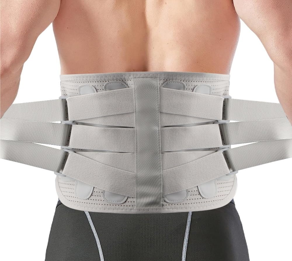 Ceinture lombaire hommes et femmes ajustable contre le mal de dos