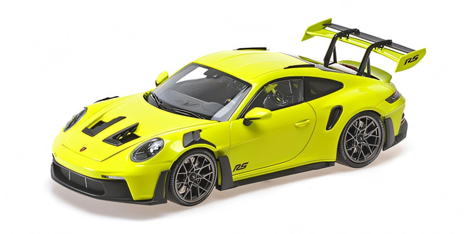 Minichamps 110062028 - Porsch. 911 (992) GT3RS Acid Green with Black Wheels 2023 - maßstab 1/18 - Modellauto