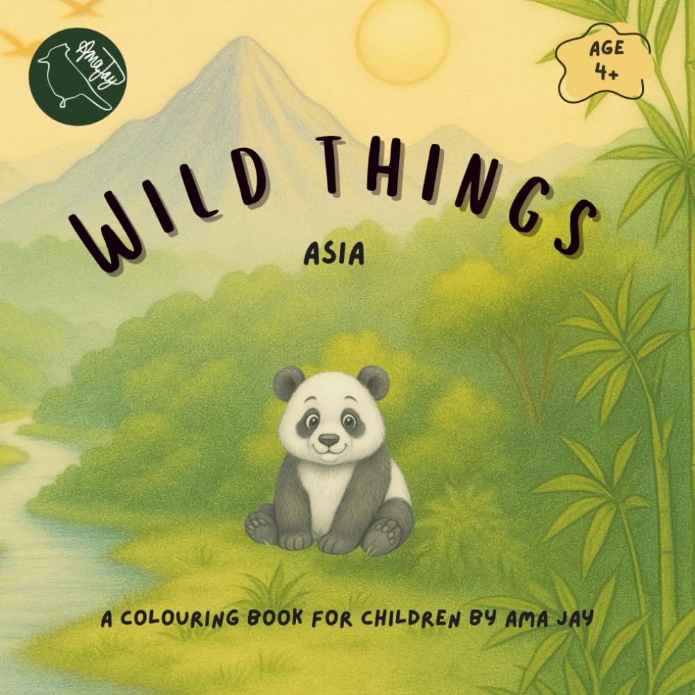 Wild Things - Asia: An educational colouring book