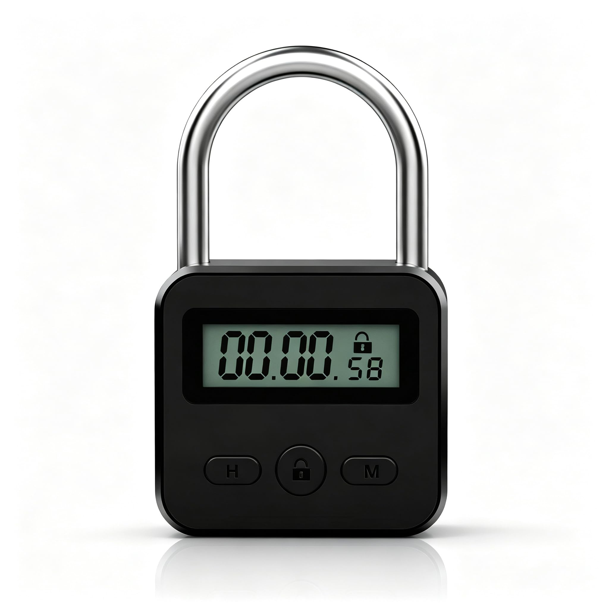 Metal Timer Lock - Electronic Padlock with LCD -1 Metal Timer Lock - Electronic Padlock with LCD -1