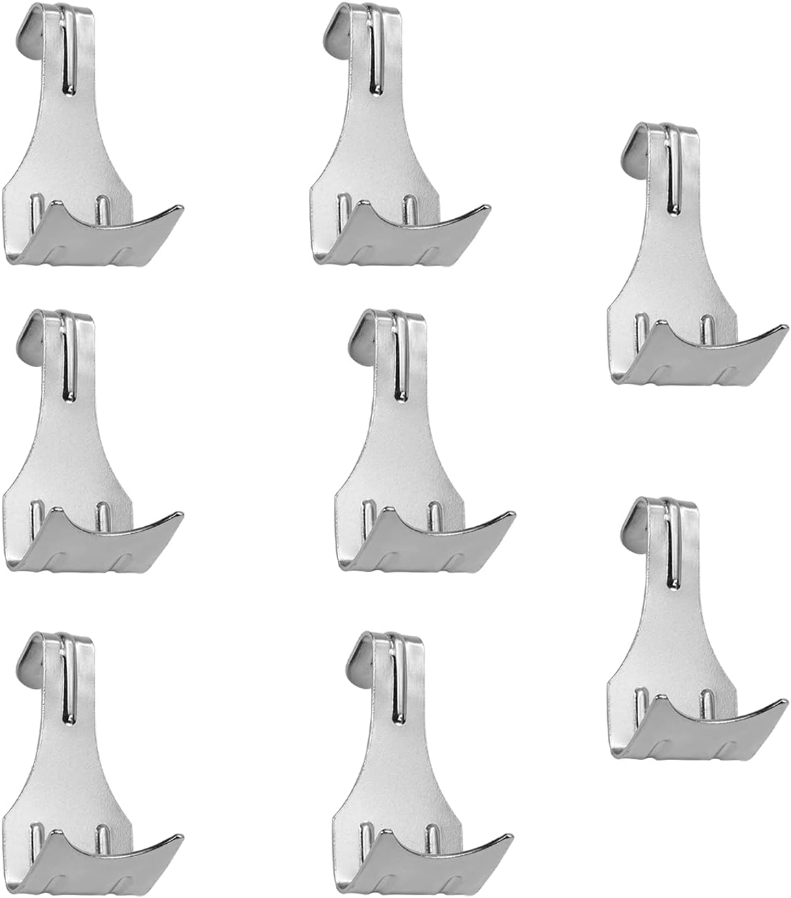 54 x 29mm Solid Moulding Picture Hooks Hangers Rail Hanging Hook Galvanized Finish, for Home Wall Picture Exhibition Art Work Hardware Sliver Tone 25pcs