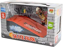 Mini Skate de Dedo Park com Rampa DM Toys