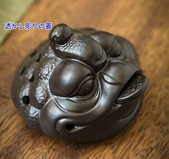 Amazon.co.jp: 狻猊 香炉 陶器 蚊取り線香ホルダー 線香入れ