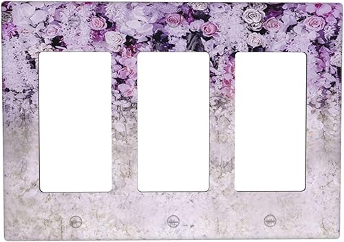 Miniatura 48 de Placa de pared de tortugas marinas, hierba oceánica, medusas, peces y algas marinas, placa de pared de doble palanca, cubierta de interruptor de luz