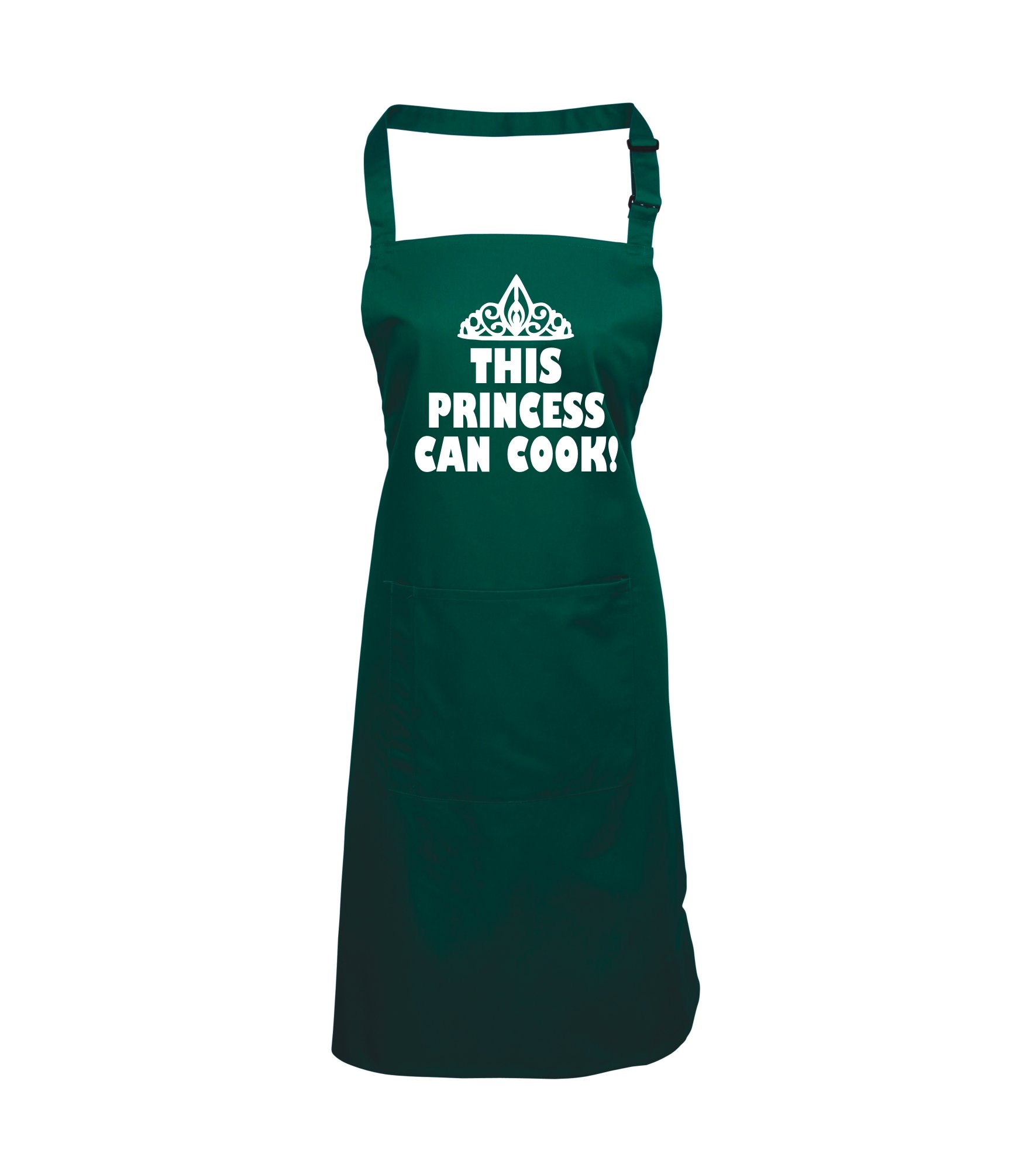 Edward Sinclair |This Princess Can Cook| Bottle Green Apron |for Baking |Christmas
