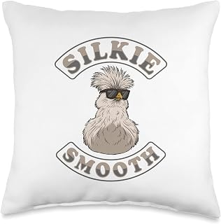 Silkie Smooth Chinese Silk Chicken Throw Pillow