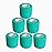 Baisunt 6 Pack 2 Inches Cohesive Bandage Self Adhesive Wrap Elastic Self Adherent Vet Wrap Breathable Self Stick Tape for Wrist, Ankle, Sports, Tatoo Wrap(5 Yards, Green)