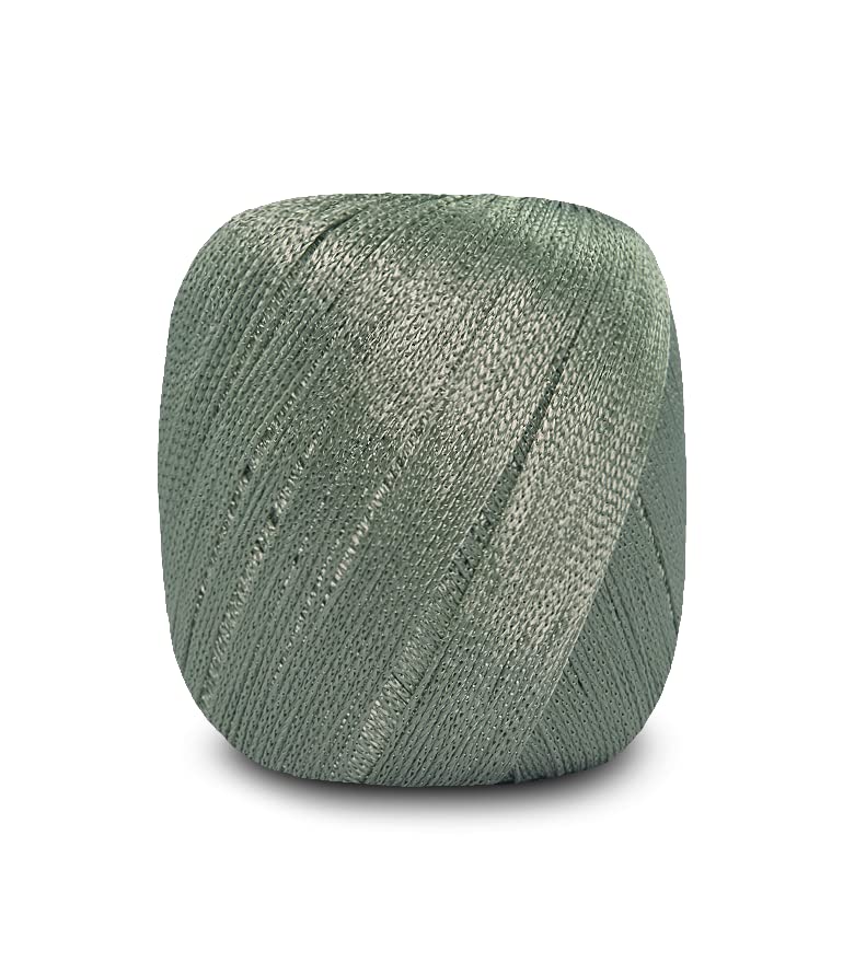 Image of CIRCULO Encanto Slim Yarn 100% Viscose - Luxury & Shine - Sport Weight Yarn - 262 yds, 3.52 oz - Color 5745 - Eucaliptus