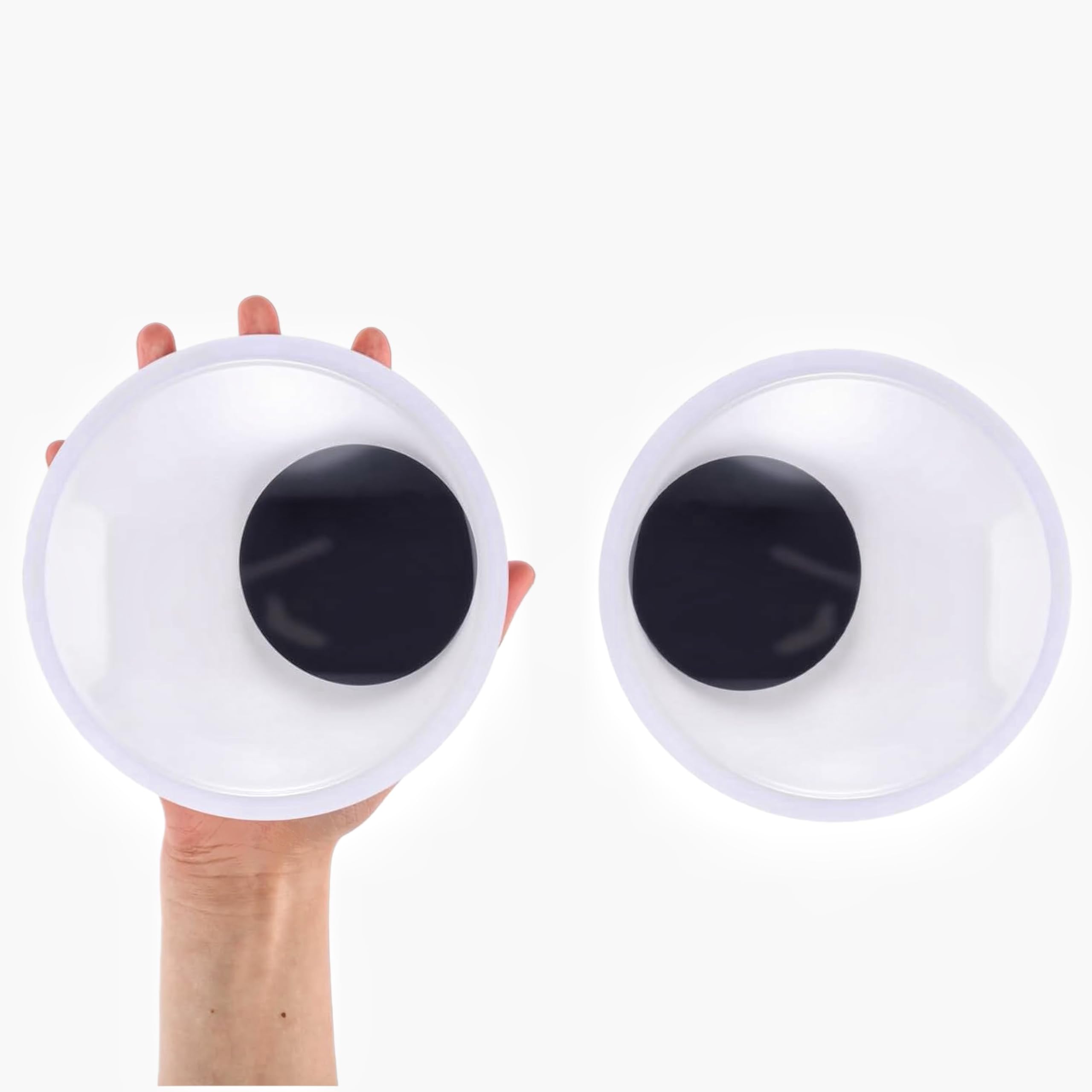 GZLANYA Giant Googly Eyes 18cm, Self Adhesive Wiggle Eyes for Crafts — image 1